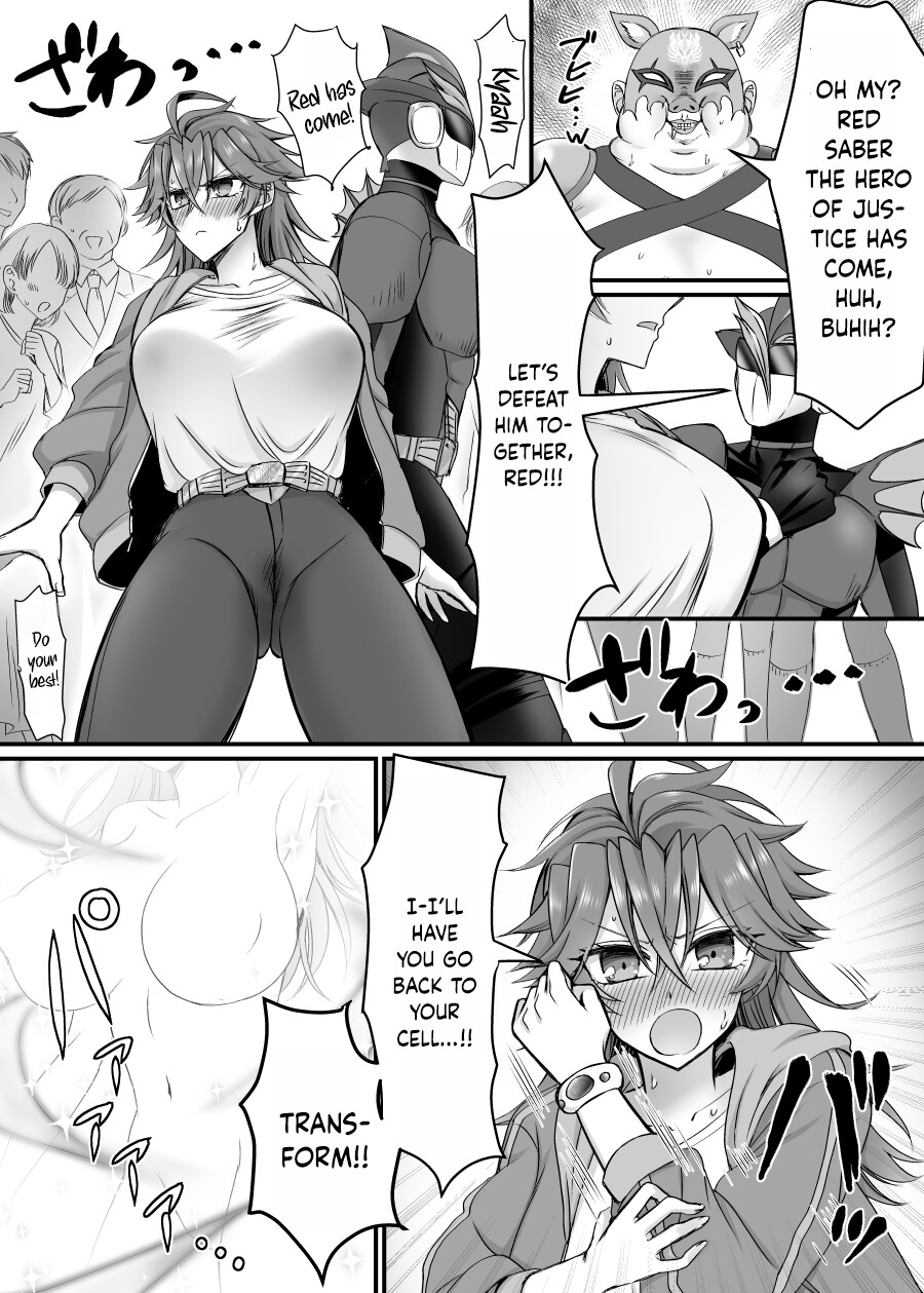 Hentai Manga Comic-Saber Red ~The Weakling Female Fighter Hero of Justice ~-Read-30